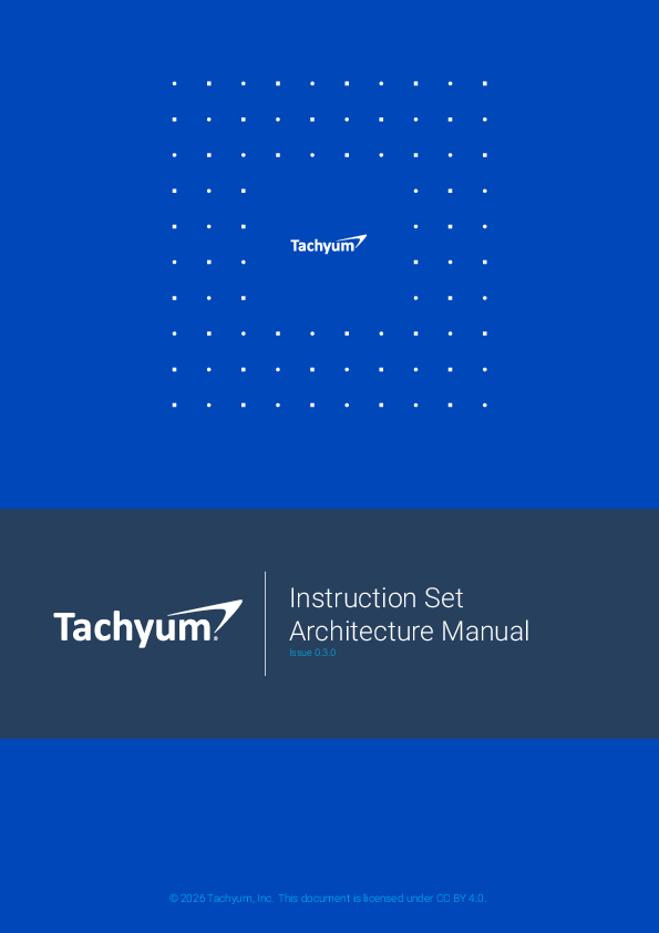 Instruction Set Architecture Manual