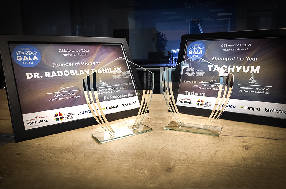 Startup awards received by Tachyum and Dr. Danilak
