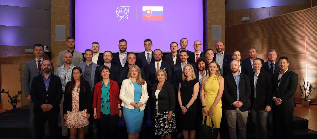 Business delegation accompanying the President of Slovakia Zuzana Čaputová during a state visit to Switzerland.