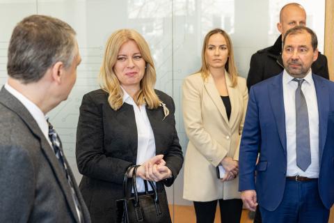 Návšteva prezidentky Slovenskej republiky v priestoroch Tachyum photo 20