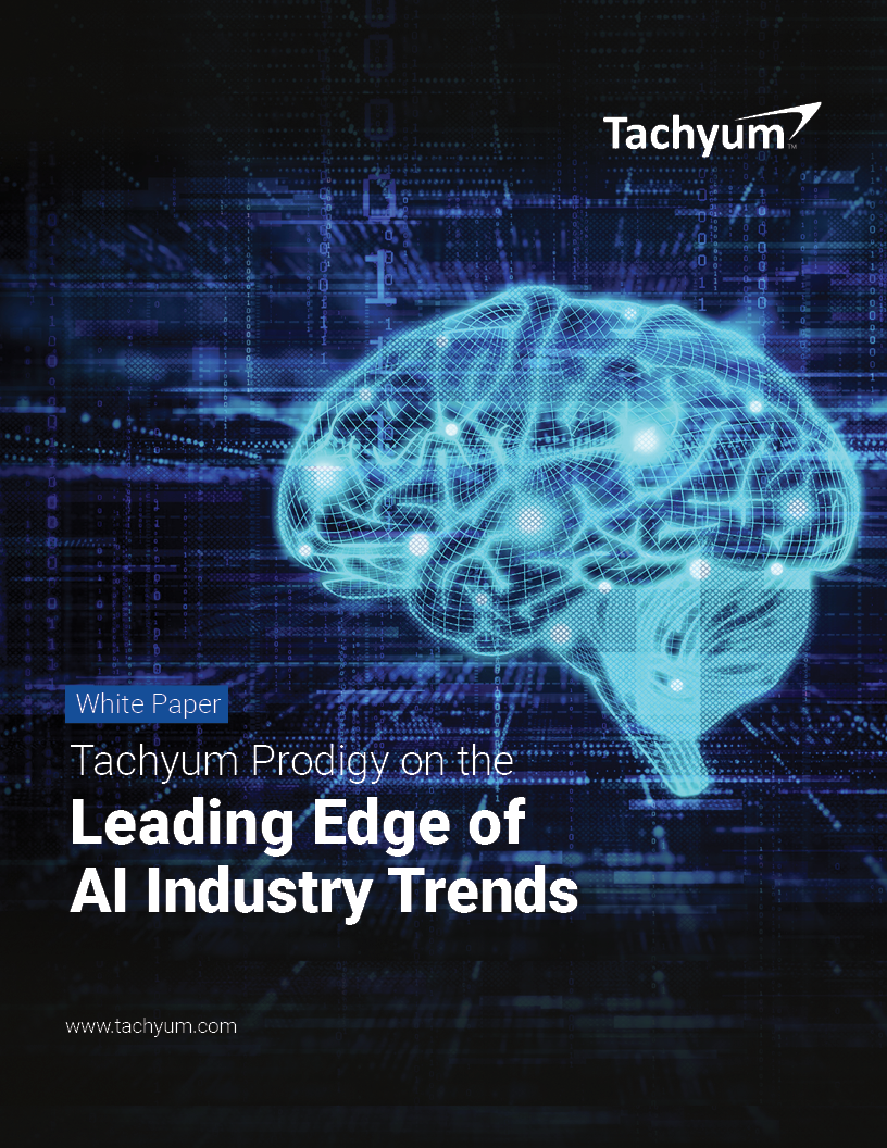 Tachyum Prodigy on the Leading-Edge of AI Industry Trends White Paper cover page