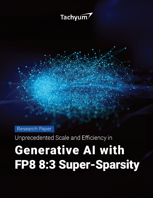 Unprecedented Scale and Efficiency in Generative AI with FP8 8:3 Super-Sparsity cover page