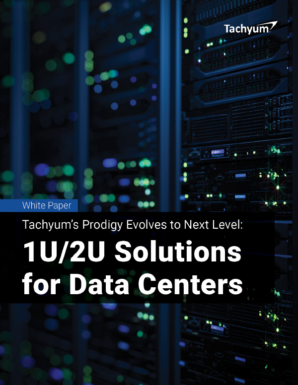 Tachyum’s Prodigy Evolves to Next Level: 1U/2U Solutions for Data Centers cover page