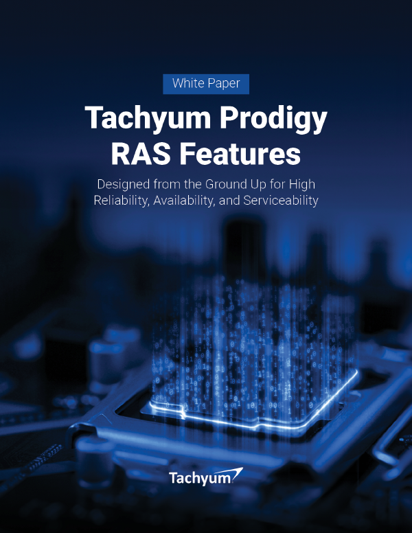 Tachyum Prodigy RAS Features cover page
